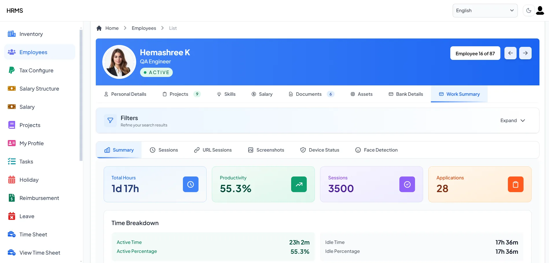 Human Resource Management (HRM) System